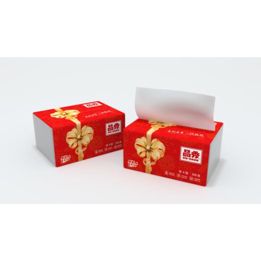 品秀喜庆抽纸300张/包 商品图1