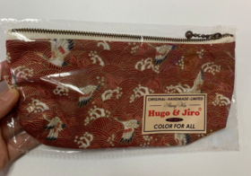 HUJI祤集笔袋风の花海波仙鹤