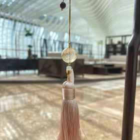 发晶圆珠手机挂坠