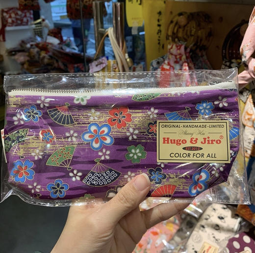 HUJI祤集笔袋风の花花扇 商品图2