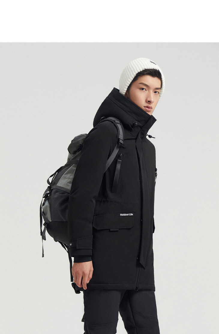 波司登极寒系列抗寒加厚工装风外套羽绒服男2020年新款b00142309