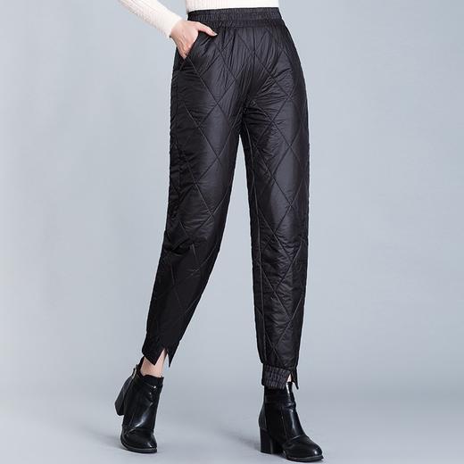 休闲保暖，羽绒棉高腰显瘦防风秋冬外穿束脚棉裤ZQ-1758-2015 商品图3