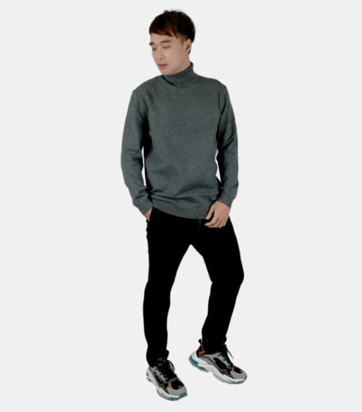 男装2020冬装新品休闲高领毛衣 0617-1111 商品图2