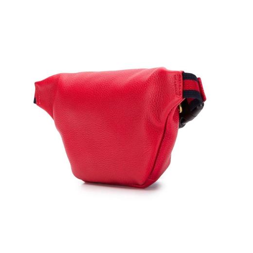 gucci 女士红色logo印花腰包 22×6×13cm