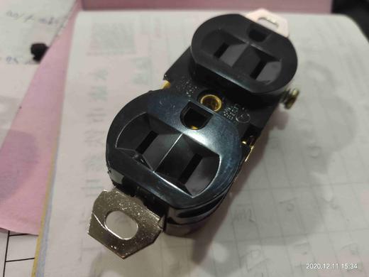 【货号02252】汽油发电机配件柴油发电机插座发电机美式插座双头插座 商品图5