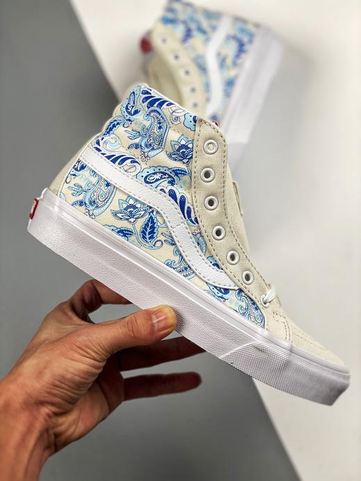 男女鞋 vans sk8-hi青花瓷 硫化板鞋 万斯 高帮