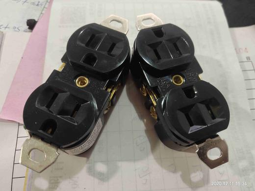 【货号02252】汽油发电机配件柴油发电机插座发电机美式插座双头插座 商品图7