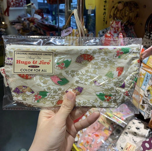 HUJI祤集笔袋风の花花扇 商品图0