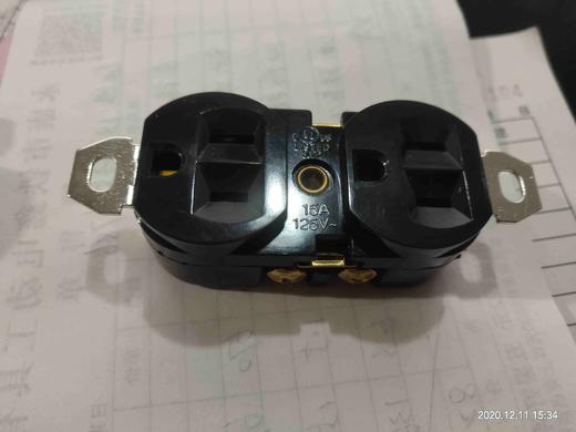 【货号02252】汽油发电机配件柴油发电机插座发电机美式插座双头插座 商品图8