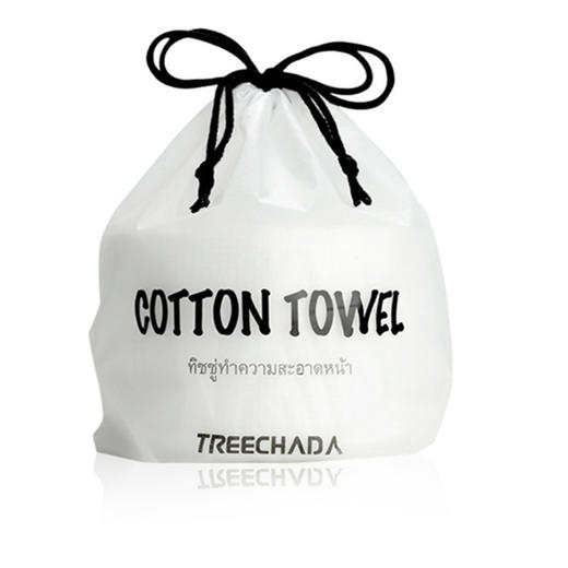 【泰国】进口TREECHADA洗脸巾无菌擦脸巾专用卸妆棉柔 商品图2