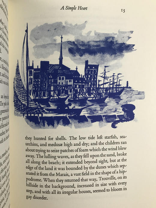 福楼拜《简单的心/圣朱利安传奇/希罗底》 梅·纳玛彩色插图 豪华皮装16开 商品图14