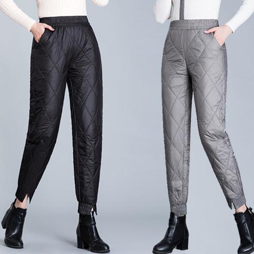 休闲保暖，羽绒棉高腰显瘦防风秋冬外穿束脚棉裤ZQ-1758-2015 商品图0