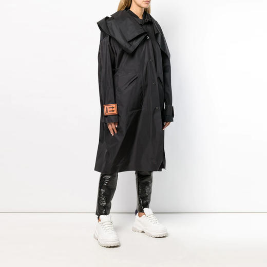 [香港直邮]off white 女士 拉链连帽风衣套装