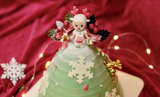 2020圣诞季︳草莓圣诞树。草莓奶油蛋糕：5层戚风蛋糕胚+4层草莓夹心 商品图0