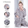 i-mummy【超值组合2件装】春秋进口美棉月子服+秋冬款法兰绒月子服孕妇睡衣产后哺乳衣家居服套装 商品缩略图5