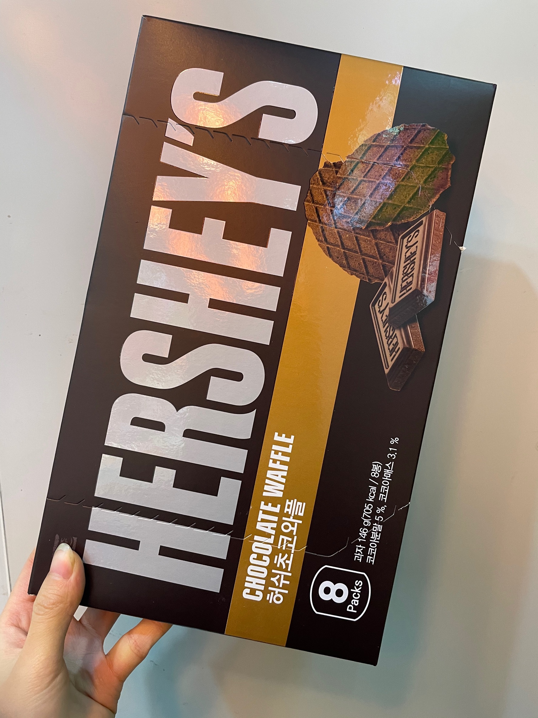 好时巧克力华夫饼干