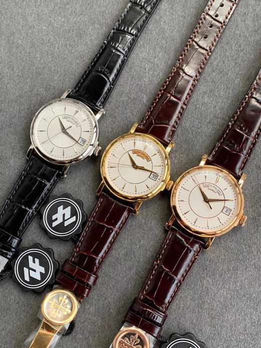 ZF百达翡丽古典5153系列腕表，将官翻盖表，儒雅而至~！
【精彩细节】
表盘尺寸38mmX10mm 商品图10