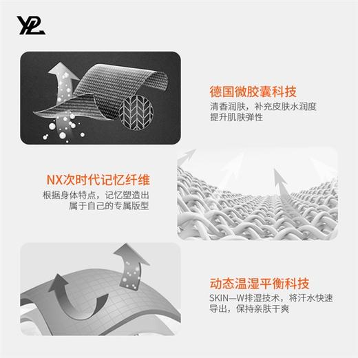 YPL澳洲健身衣秋冬运动光速塑型长袖上衣 外穿打底衫女修身显瘦跑步瑜伽服 商品图3