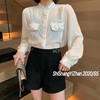 钻链真丝绒上衣61771 商品缩略图4