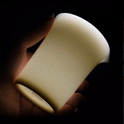 【成艺】【水波纹怡心盖碗10入】精品羊脂玉白瓷功夫茶具套装水波纹手工描金家用简约送礼盒装整套 商品图3