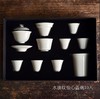 【成艺】【水波纹怡心盖碗10入】精品羊脂玉白瓷功夫茶具套装水波纹手工描金家用简约送礼盒装整套 商品缩略图0