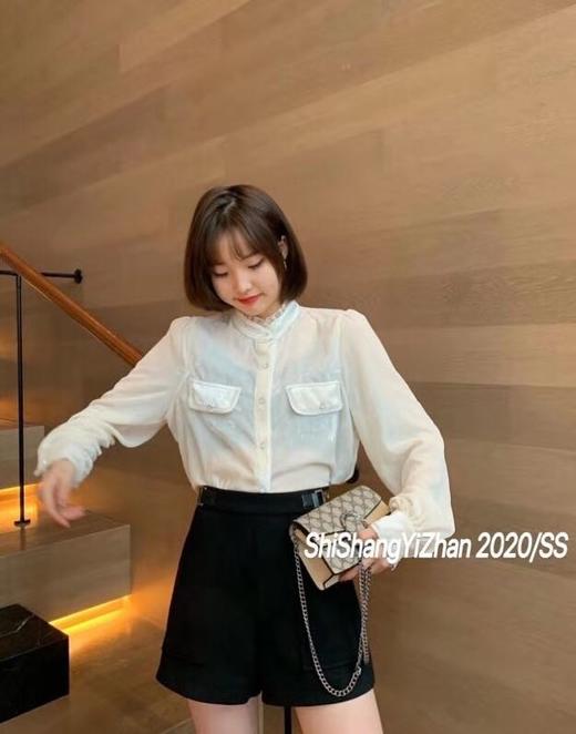 钻链真丝绒上衣61771 商品图7