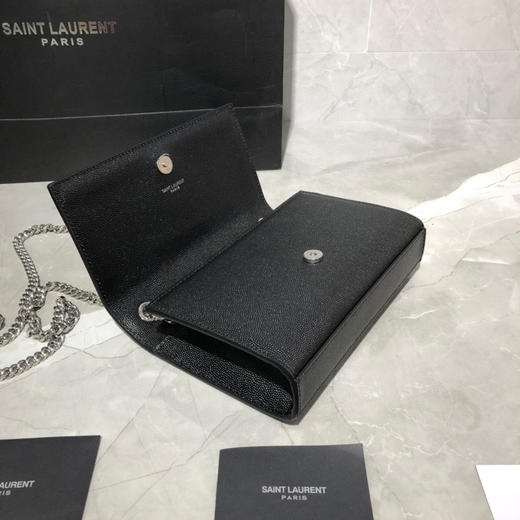 经典KATE黑色牛皮银扣（无流苏） 商品图5