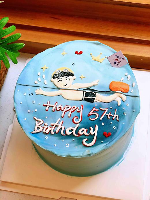 手绘游泳 下单前请仔细阅读商品详情 商品图0