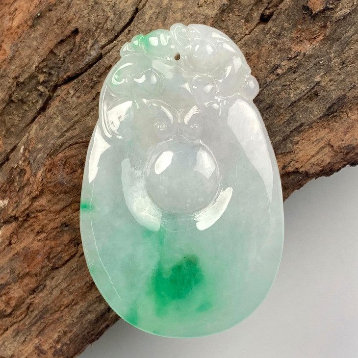 派瑞翡翠 翡翠挂件 糯种 飘翠