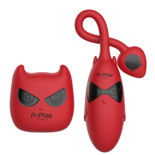 EVO poptoy小恶魔女用遥控智能跳蛋红色按摩震动器 商品图4