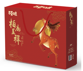 百草味柏鹿呈祥1552g