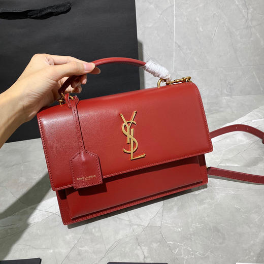 经典日落包25厘米（酒红色） 商品图1