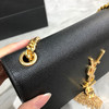 经典款KATE包黑色牛皮金扣（有流苏） 商品缩略图3
