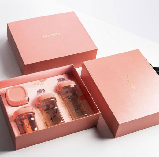 新加坡Hegen“至臻至爱”珊瑚海限量版奶瓶礼盒 商品图1