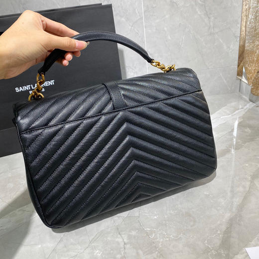 经典邮差包黑色金扣32厘米 商品图5