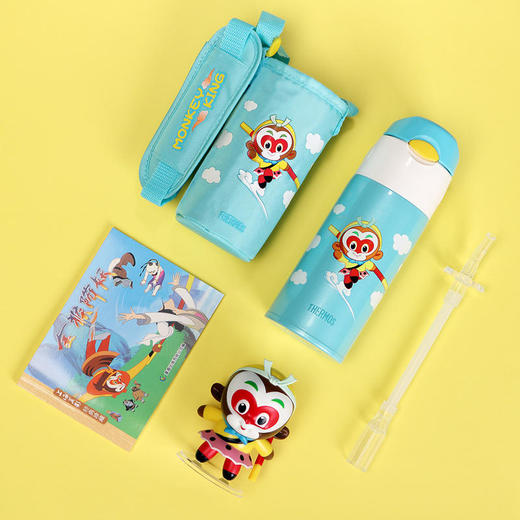 膳魔师大闹天宫/黑猫警长吸管保温杯礼盒 商品图2