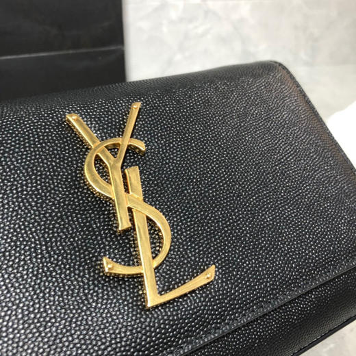 经典KATE黑色牛皮金扣（无流苏） 商品图2