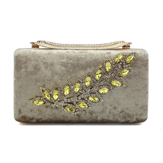 CY-A508新款晚宴手拿包女宴会手包绒面搭配晚礼服的小包百搭旗袍包包 商品图2