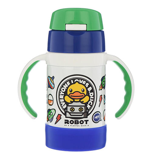 膳魔师小黄鸭双耳不锈钢吸管杯280ml 商品图3
