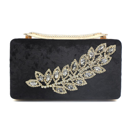 CY-A508新款晚宴手拿包女宴会手包绒面搭配晚礼服的小包百搭旗袍包包 商品图3