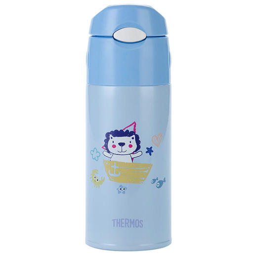 膳魔师小狮子卡通不锈钢吸管杯TCMI-400FS400ML 商品图2