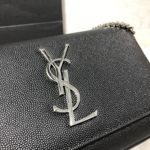 经典KATE黑色牛皮银扣（无流苏） 商品图2