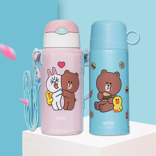 膳魔师LINEFRIENDS双盖两用保温杯FFG-603WF600ml 商品图4