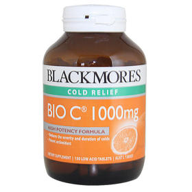 澳佳宝Blackmores天然活性BIOC1000mg150粒补充维生素健康排毒