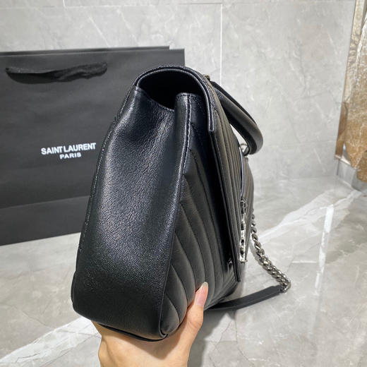 经典邮差包黑色银扣32厘米 商品图3