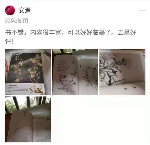 彩图版《芥子园画谱》赠唐伯虎十才子图一幅 商品图4