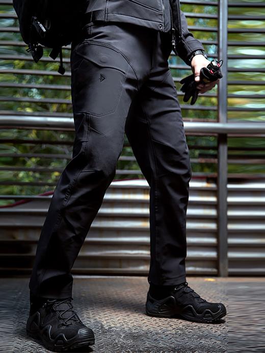 新品龙牙二代逆锋战术软壳裤防风摇粒加厚绒抓绒裤 商品图1