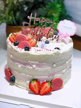 简洁奶油蛋糕 下单前请仔细阅读商品详情