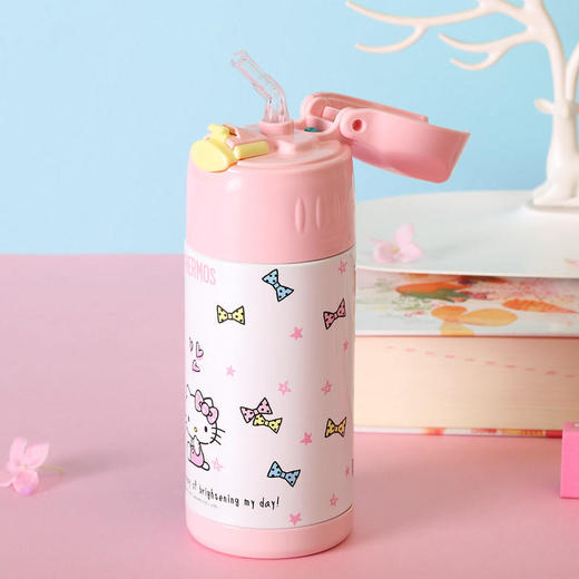 膳魔师hellokitty/哆啦A梦不锈钢吸管杯FFI403360ml 商品图1