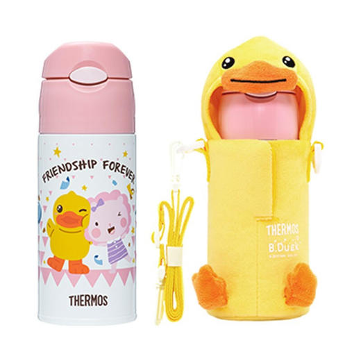 膳魔师小黄鸭不锈钢保温杯（赠杯套）TCMI-403FS400ml 商品图3